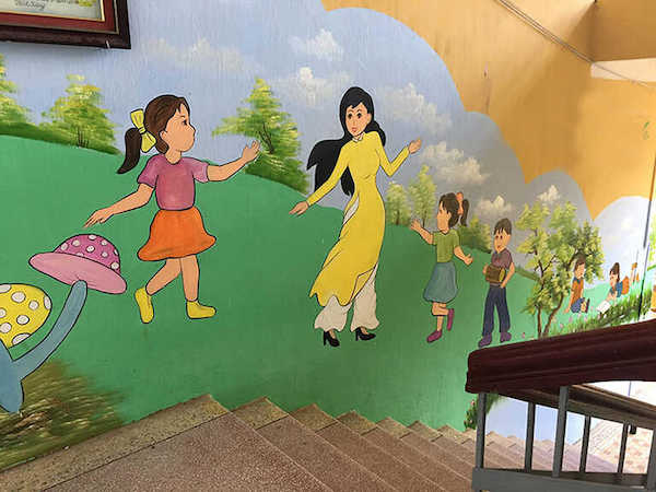 25+ mẫu vẽ tranh tường trường tiểu học ấn tượng, hợp lý nhất 2022