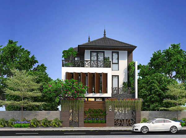 biet thu hien dai 3 tang mai nhat 1001+ Mẫu thiết kế biệt thự nhà vườn đẹp, hiện đại 2023 1001+ Mẫu thiết kế biệt thự nhà vườn đẹp, hiện đại 2023