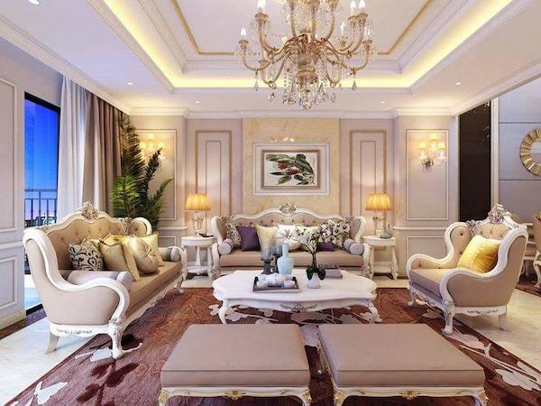 noi that chung cu tan co dien 16 101+ Mẫu Thiết Kế Nội Thất Chung Cư Tân Cổ Điển Đẹp Sang 101+ Mẫu Thiết Kế Nội Thất Chung Cư Tân Cổ Điển Đẹp Sang