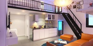 thiet ke can ho mini 15m2 dep 5 Phong cách thiết kế căn hộ mini 15m2 vừa đẹp vừa tiết kiệm không gian Phong cách thiết kế căn hộ mini 15m2 vừa đẹp vừa tiết kiệm không gian