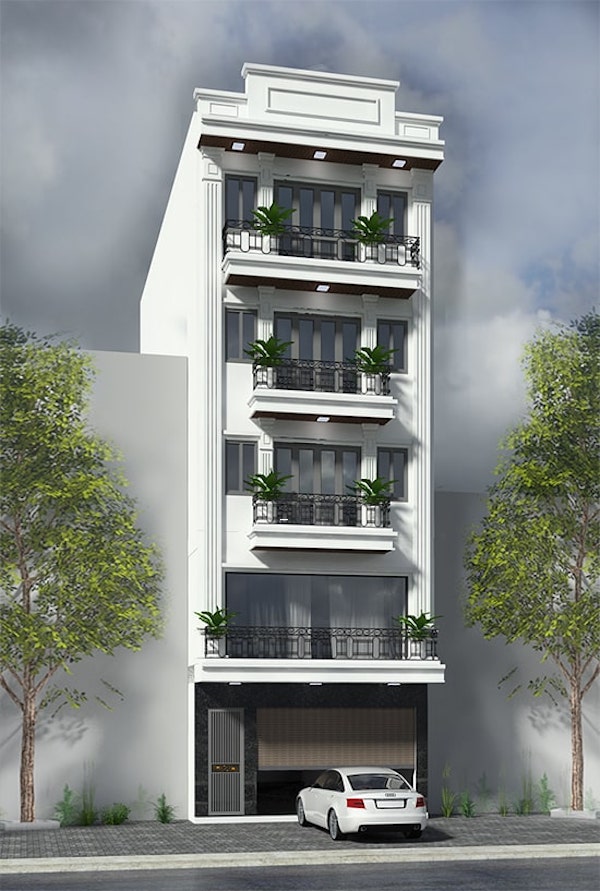 mau nha 6m co tang ham 10 Công ty kiến trúc xây dựng Nam Long - Nhà thầu xây dựng uy tín chuyên nghiệp Công ty kiến trúc xây dựng Nam Long - Nhà thầu xây dựng uy tín chuyên nghiệp