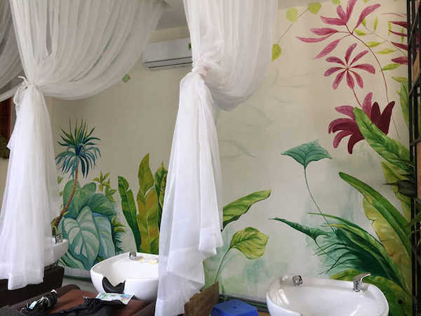 ve tranh tuong phong massage spa 1 Top 101 Mẫu vẽ tranh tường spa đẹp ấn tượng giá rẻ xu hướng hiện nay Top 101 Mẫu vẽ tranh tường spa đẹp ấn tượng giá rẻ xu hướng hiện nay