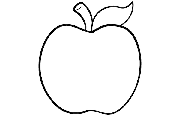 Apple 4 Hướng dẫn cách vẽ quả táo đơn giản với 7 bước ai cũng thực hiện được Hướng dẫn cách vẽ quả táo đơn giản với 7 bước ai cũng thực hiện được