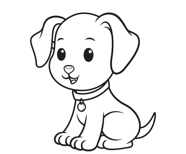 Vẽ Chú Chó Đơn Giản Siêu CuTe  How to Draw a Dog  YouTube