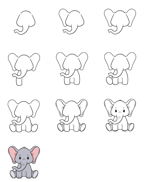 Xem hơn 48 ảnh về hình vẽ con voi đơn giản  NEC