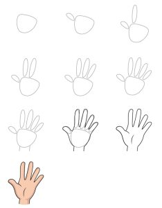 Drawing Hand in 10 Easy Steps Hướng dẫn cách vẽ bàn tay đơn giản với 9 bước chi tiết Hướng dẫn cách vẽ bàn tay đơn giản với 9 bước chi tiết