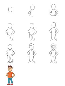 Drawing Man in 10 Easy Steps Hướng dẫn cách vẽ người đơn giản với 9 bước ai cũng thực hiện được Hướng dẫn cách vẽ người đơn giản với 9 bước ai cũng thực hiện được