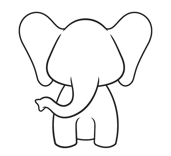 Tổng hợp 101 hình vẽ con voi đẹp hay nhất  thtantai2eduvn