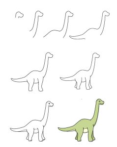 How To Draw Dinosaurs in 8 Steps Hướng dẫn cách vẽ khủng long đơn giản với 8 bước ai cũng thực hiện được Hướng dẫn cách vẽ khủng long đơn giản với 8 bước ai cũng thực hiện được