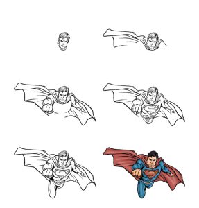 Superman Hướng dẫn cách vẽ siêu nhân đơn giản với 6 bước ai cũng thực hiện được Hướng dẫn cách vẽ siêu nhân đơn giản với 6 bước ai cũng thực hiện được