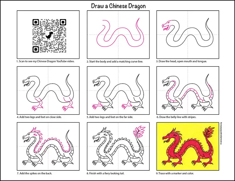 ve con rong 15305 1 Hướng dẫn cách vẽ con rồng đơn giản chi tiết các bước Hướng dẫn cách vẽ con rồng đơn giản chi tiết các bước