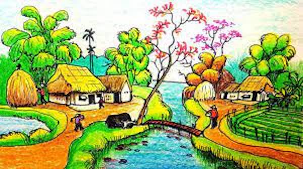 Vẽ Tranh Phong Cảnh 11 Hướng dẫn cách vẽ phong cảnh đẹp đơn giản bằng bút chì và sơn Hướng dẫn cách vẽ phong cảnh đẹp đơn giản bằng bút chì và sơn
