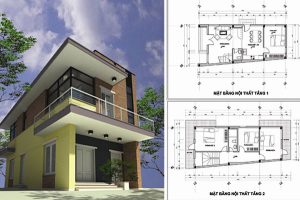 vi du chi phi xay nha 2 tang 100m2 500 trieu Xây nhà 2 tầng 300 triệu ở nông thôn chi tiết dự toán và mẫu Xây nhà 2 tầng 300 triệu ở nông thôn chi tiết dự toán và mẫu