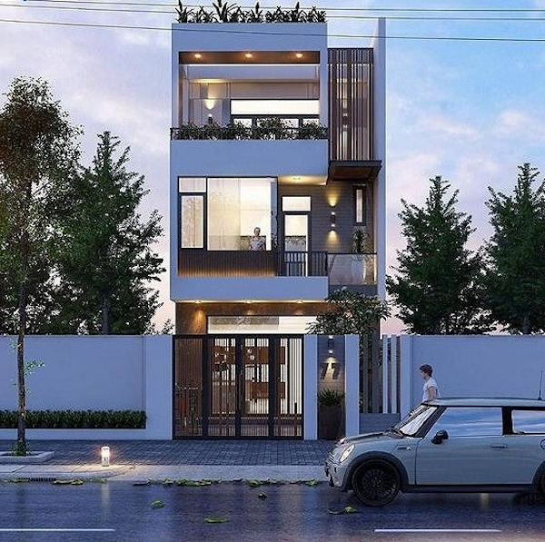 Mau nha 1 tret 2 lau 5x20 1 101+ Mẫu nhà 1 trệt 2 lầu đẹp ấn tượng xây dựng chi phí rẻ 101+ Mẫu nhà 1 trệt 2 lầu đẹp ấn tượng xây dựng chi phí rẻ
