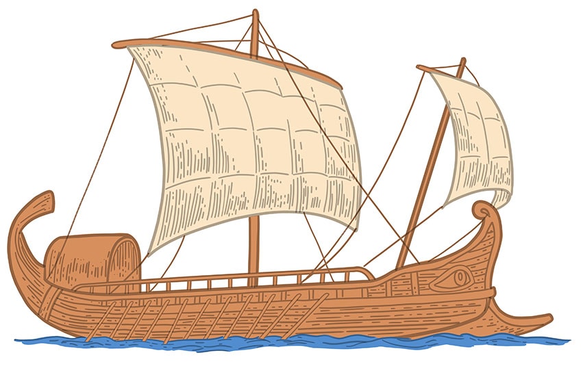 vẽ thuyền 10