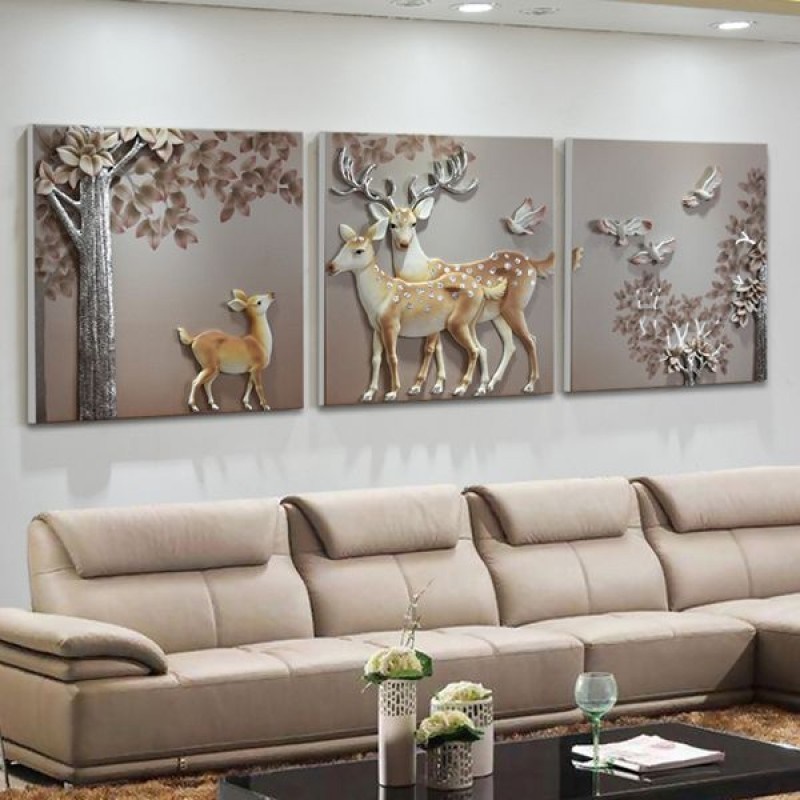 Tranh phù điêu composite sự kỳ công của người nghệ nhân