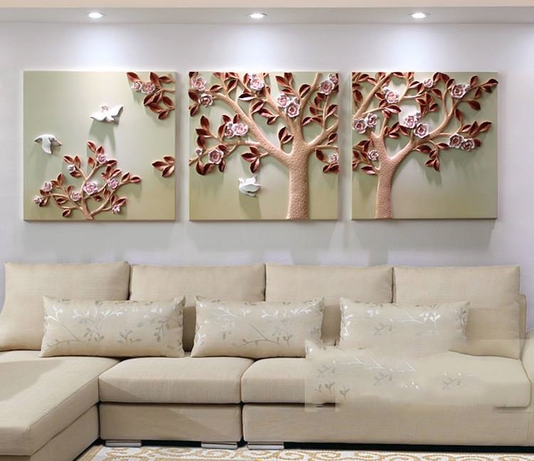Tranh phù điêu composite được làm từ chất liệu mới mẻ, độc đáo