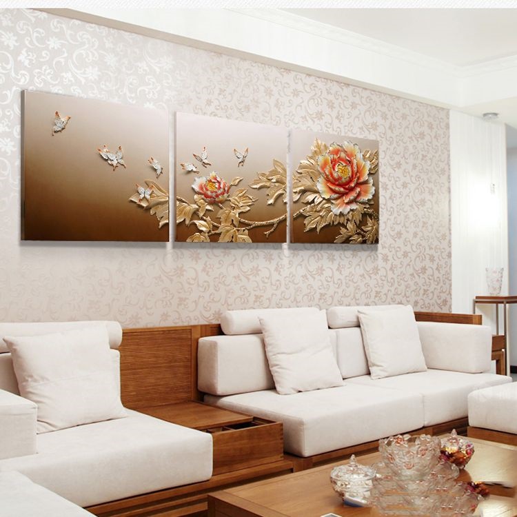 Tranh phù điêu được làm từ chất liệu composite độc đáo