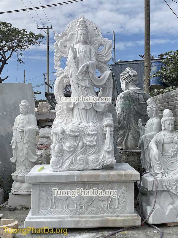 tuong phat quan am cuoi rong bang da 260 23 8 1001+ Mẫu tượng phật quan âm bằng đá tự nhiên đẹp giá xưởng 1001+ Mẫu tượng phật quan âm bằng đá tự nhiên đẹp giá xưởng