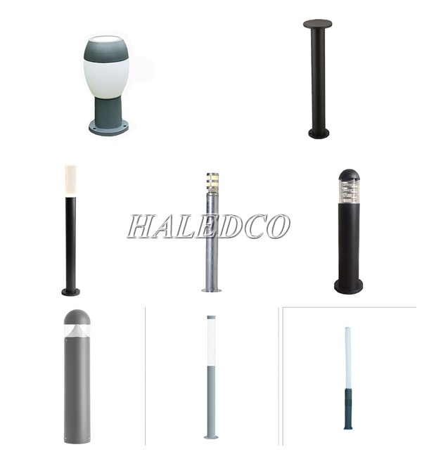 Các kiểu dáng đèn nấm trụ tròn