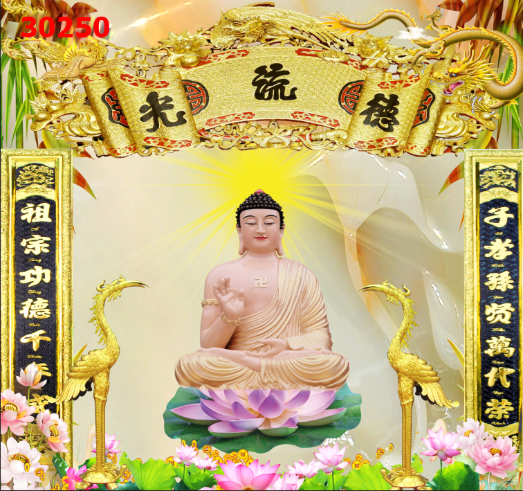 tranh dan tuong phong tho 34205 19 1001+ Mẫu tranh dán tường phòng thờ gia tiên đẹp nhất 2023 1001+ Mẫu tranh dán tường phòng thờ gia tiên đẹp nhất 2023