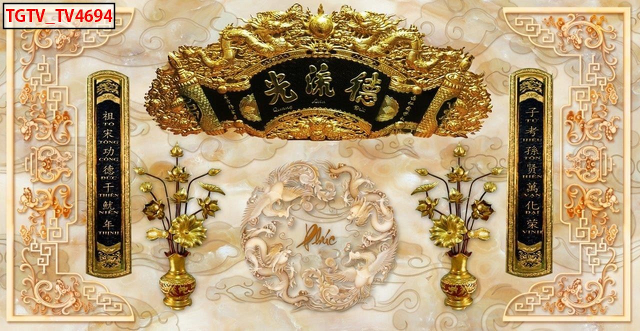 tranh dan tuong phong tho 34205 39 1001+ Mẫu tranh dán tường phòng thờ gia tiên đẹp nhất 2023 1001+ Mẫu tranh dán tường phòng thờ gia tiên đẹp nhất 2023